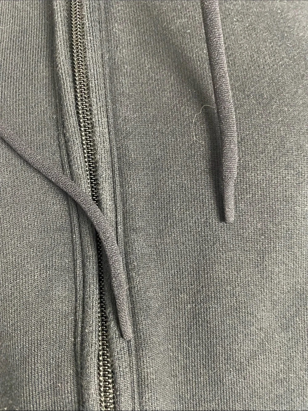 Y-3 Adidas Men's Black Full-Zip Hooded Sweatshirt Size XL